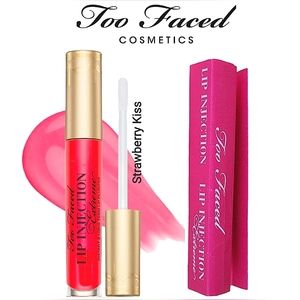 🆕️Too Faced Lip Injection Extreme Lip Plumper STRAWBERRY KIS